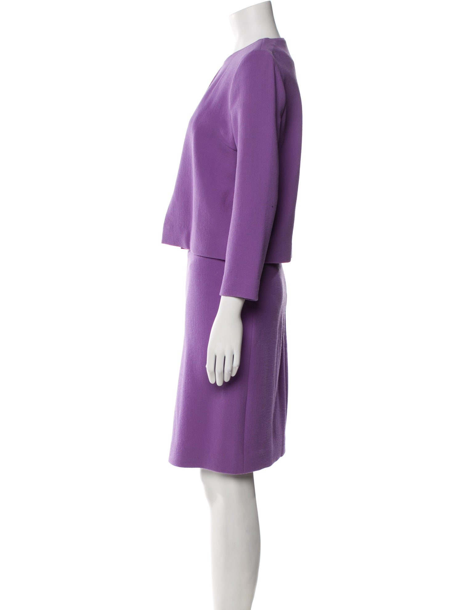 Vera Wang Wool Skirt Suit