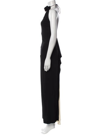Vera Wang Halterneck Long Dress