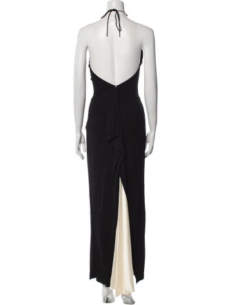 Vera Wang Halterneck Long Dress