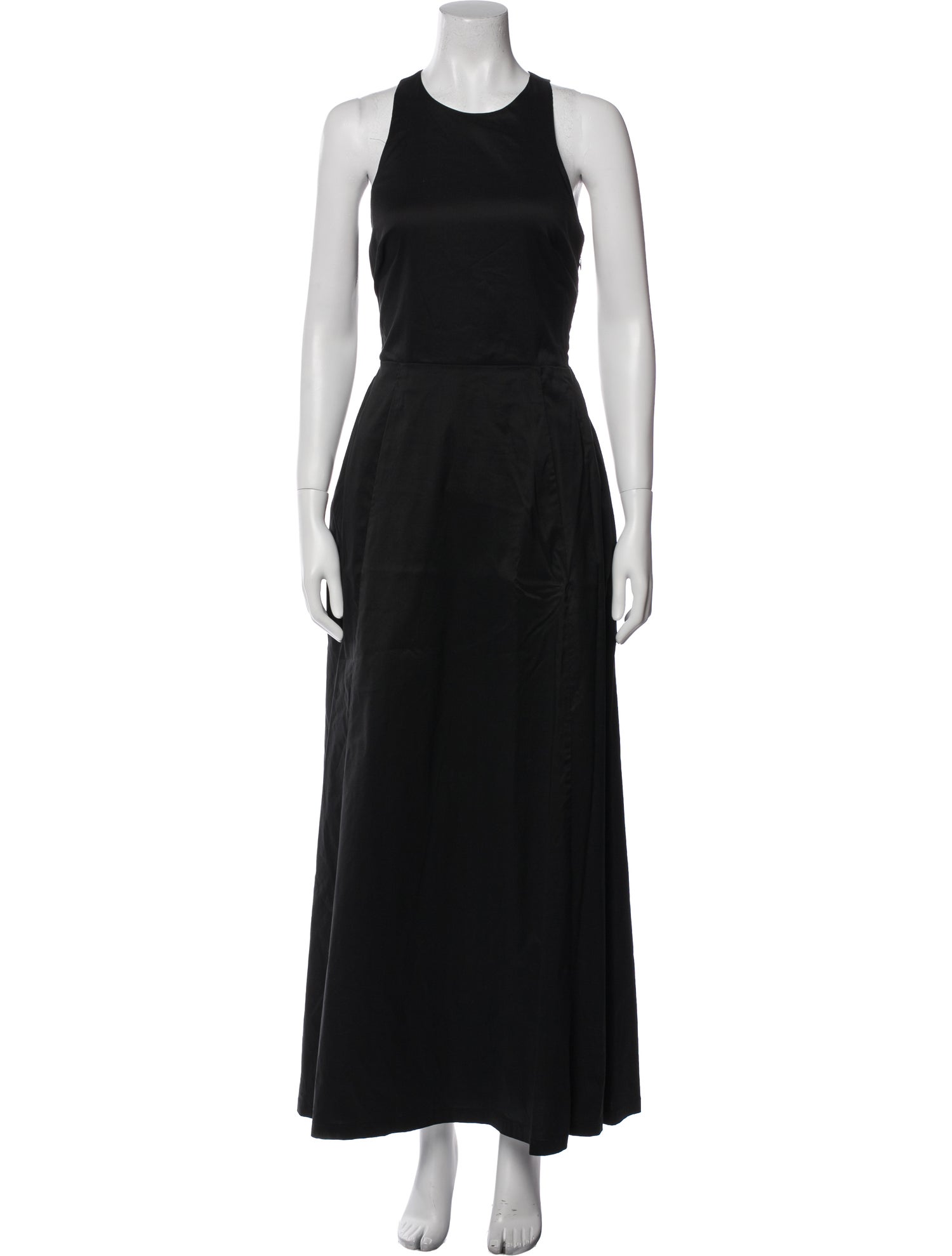 Vera Wang Crew Neck Long Dress