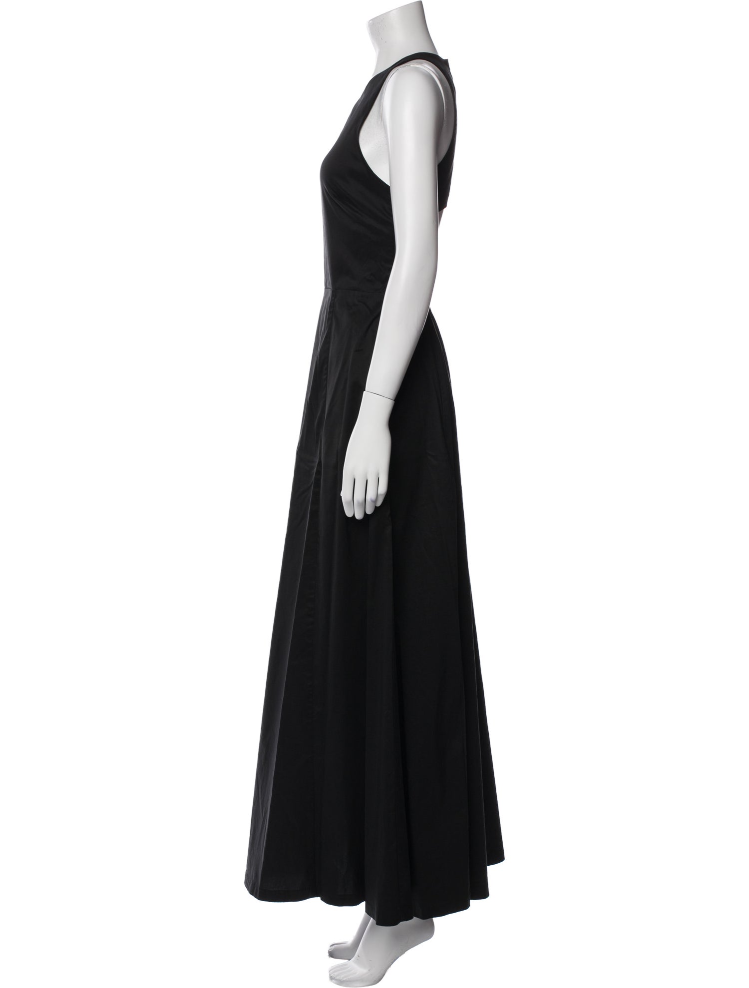 Vera Wang Crew Neck Long Dress