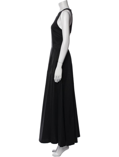 Vera Wang Crew Neck Long Dress