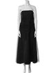 Vera Wang Strapless Midi Length Dress