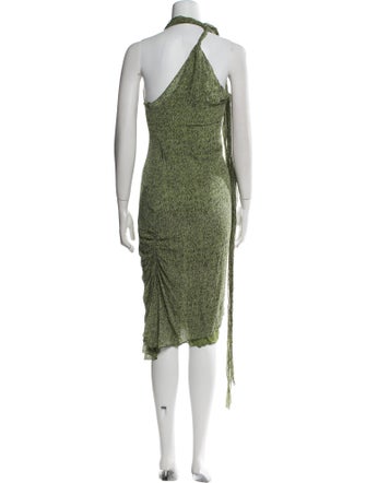 Vera Wang Silk Midi Length Dress