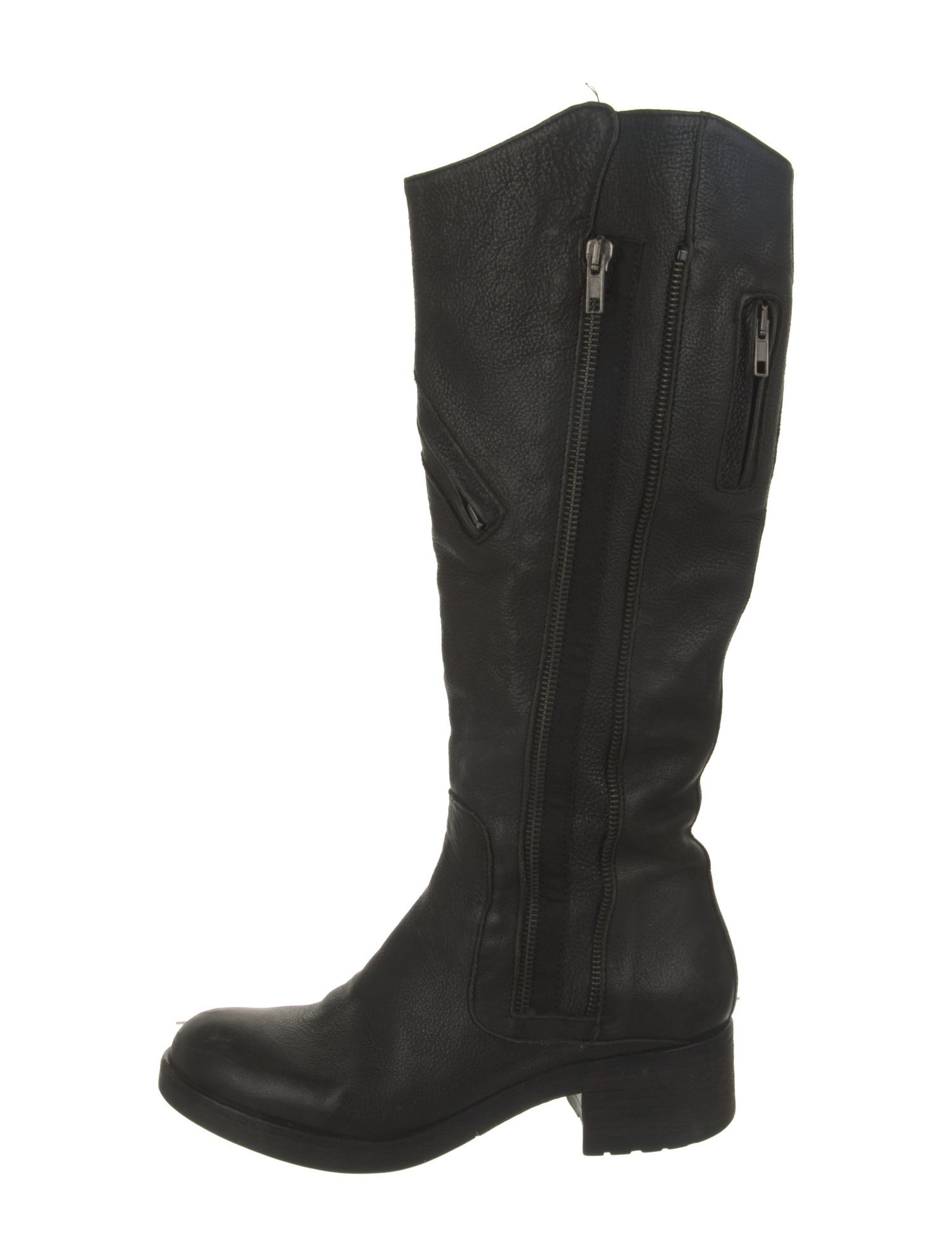 Vera Wang Leather Riding Boots