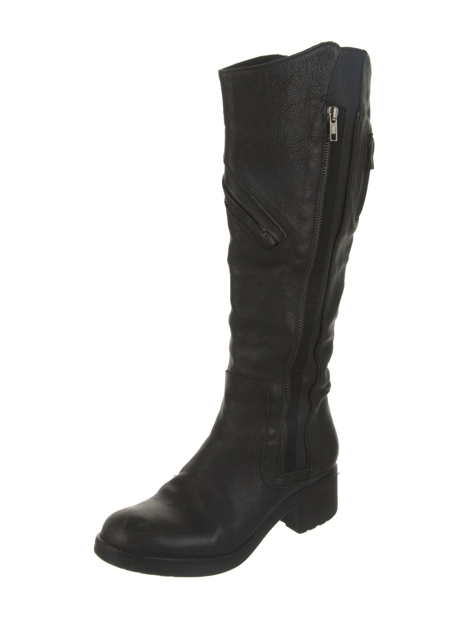 Vera Wang Leather Riding Boots