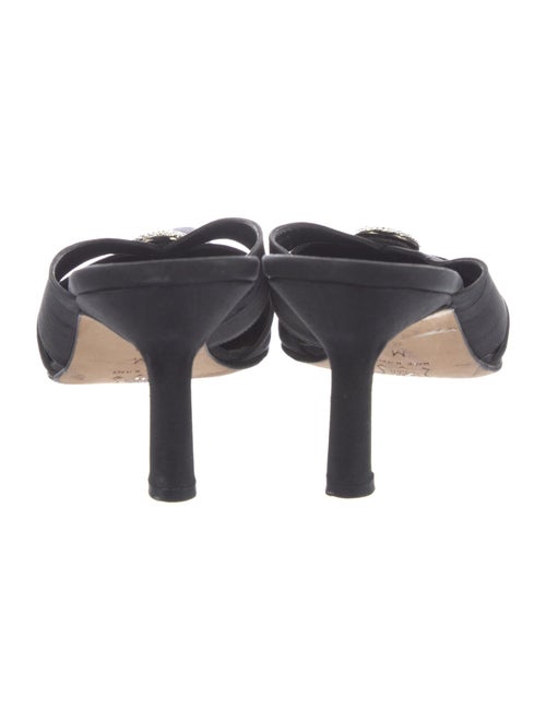 Vera Wang Satin Mules