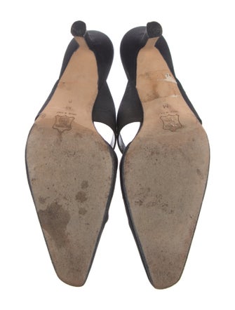 Vera Wang Satin Mules