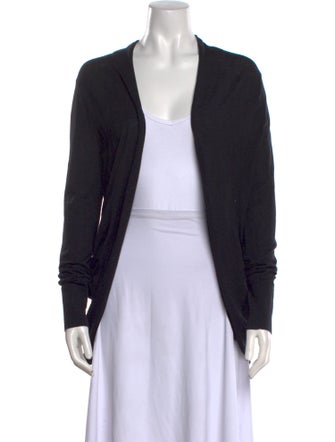 Vera Wang Wool Open Front Sweater