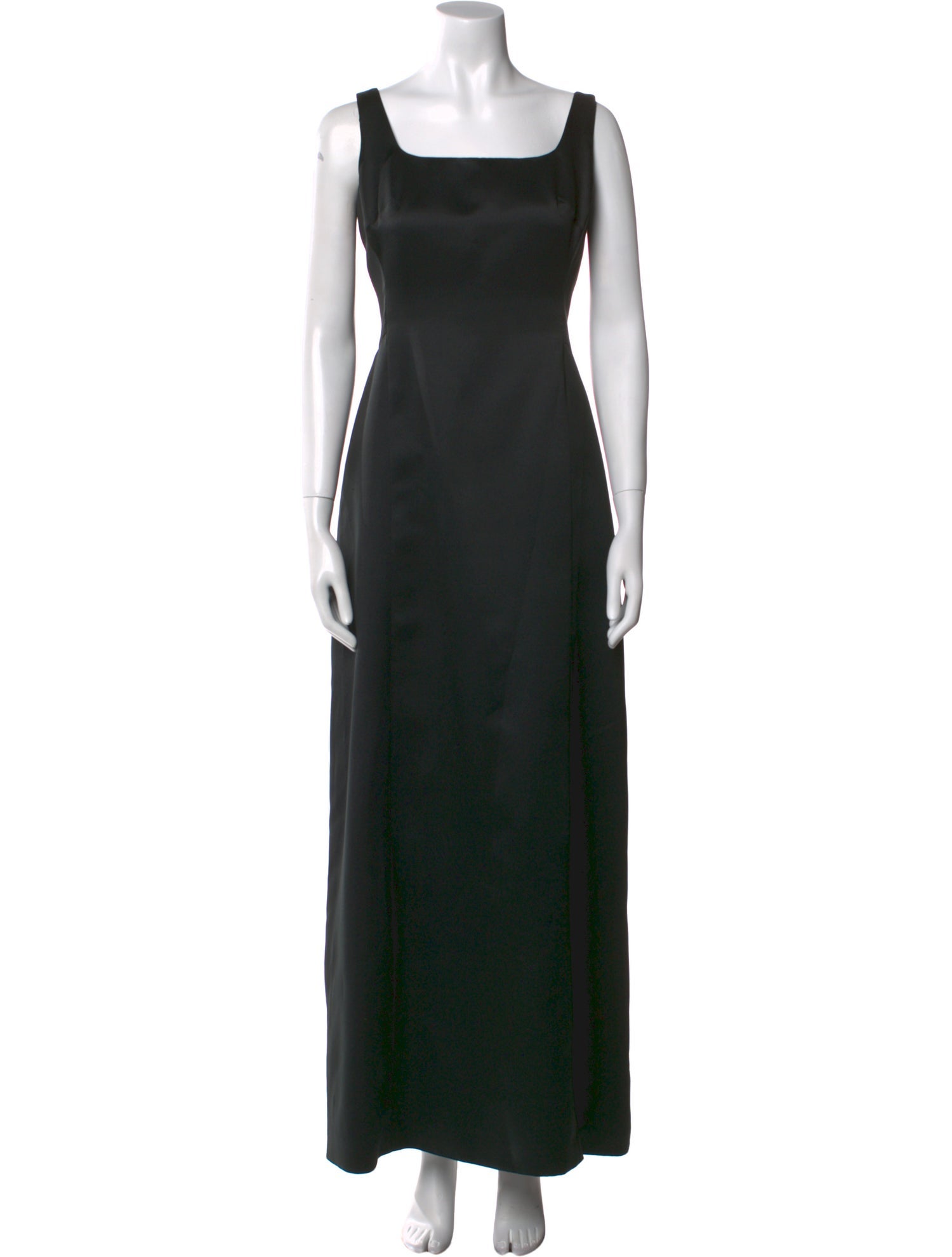 Vera Wang Square Neckline Long Dress