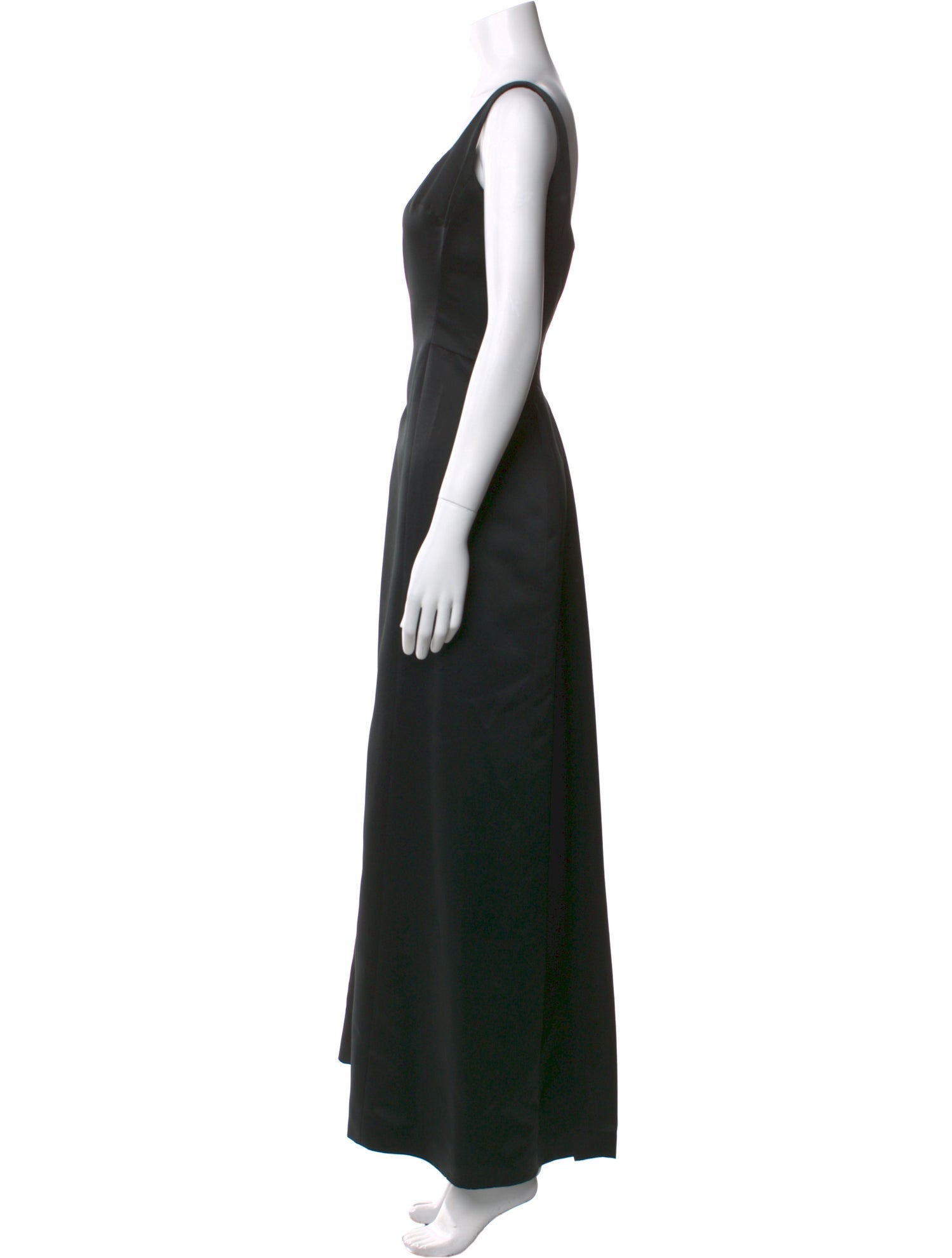 Vera Wang Square Neckline Long Dress