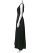 Vera Wang Square Neckline Long Dress