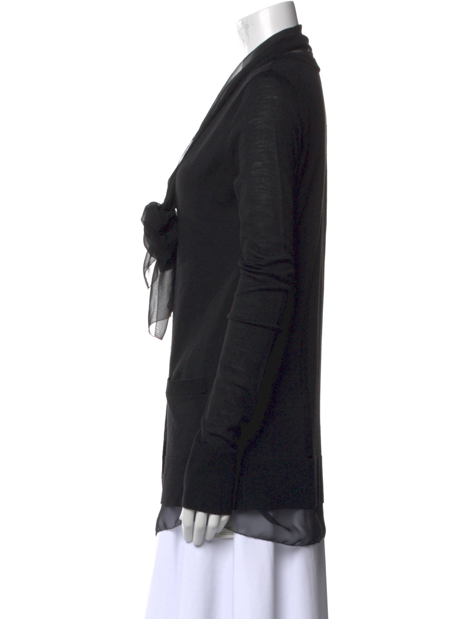 Vera Wang Wool V-Neck Tunic