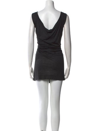 Vera Wang Scoop Neck Mini Dress