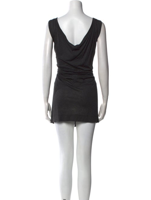 Vera Wang Scoop Neck Mini Dress
