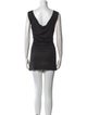 Vera Wang Scoop Neck Mini Dress