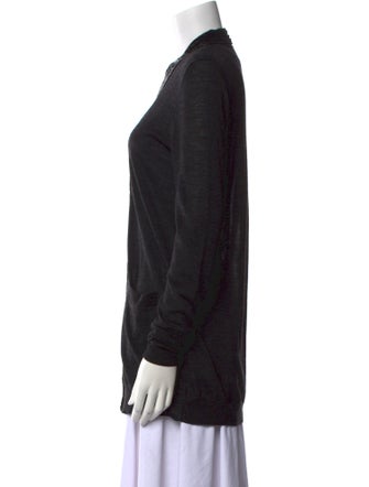Vera Wang Merino Wool Open Front Sweater