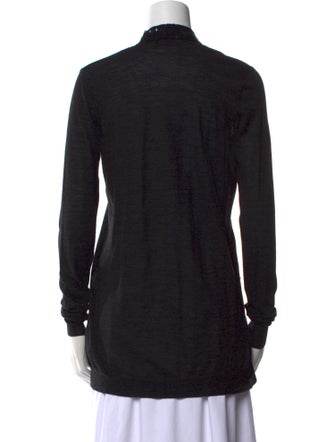Vera Wang Merino Wool Open Front Sweater