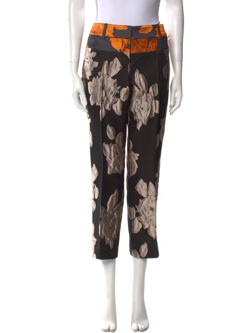 Vera Wang Floral Print Wide Leg Pants