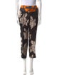 Vera Wang Floral Print Wide Leg Pants