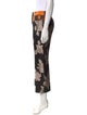 Vera Wang Floral Print Wide Leg Pants