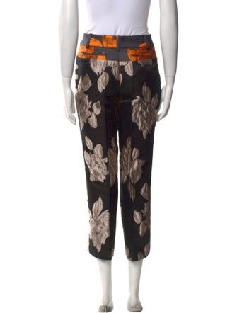 Vera Wang Floral Print Wide Leg Pants