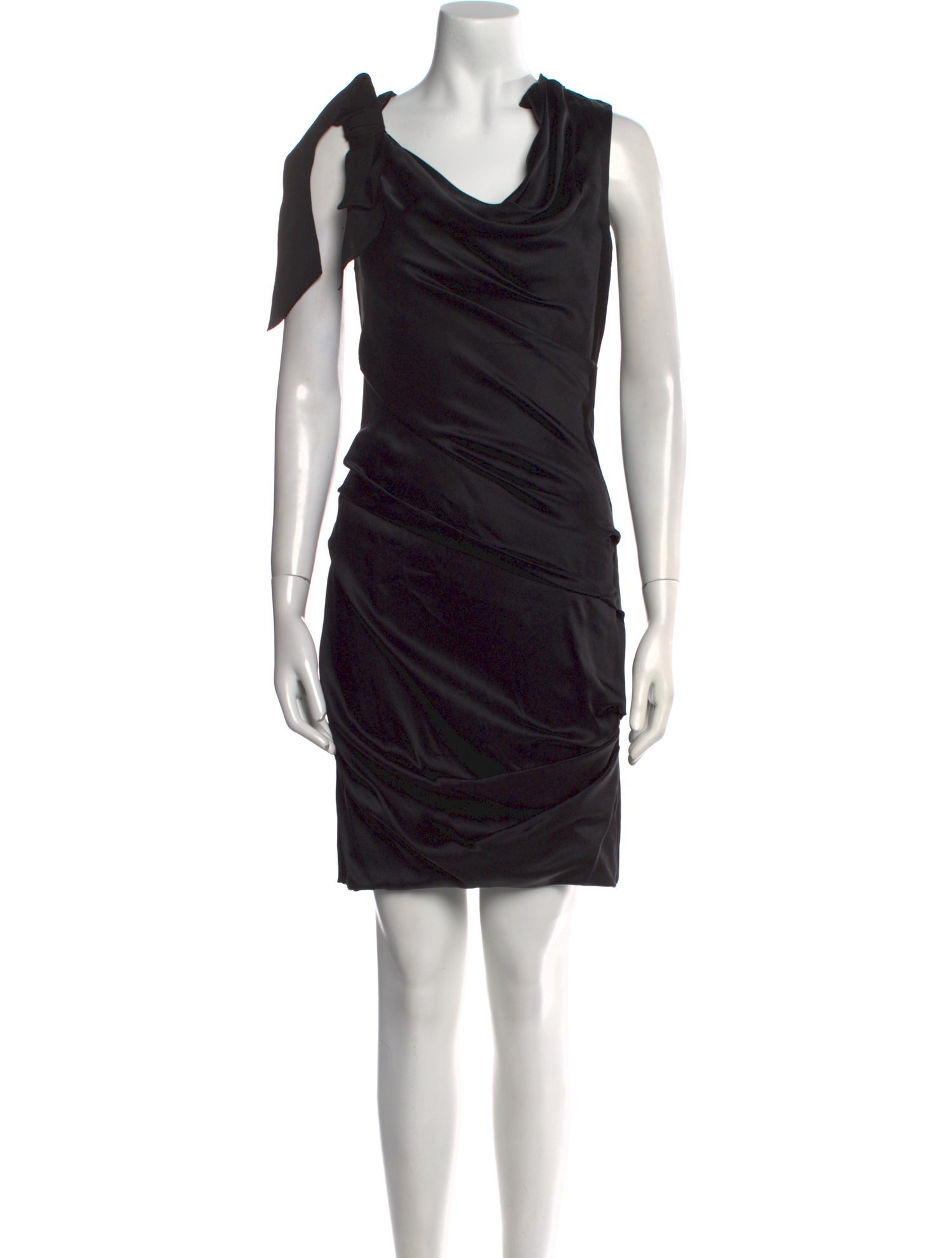 Vera Wang Silk Knee-Length Dress