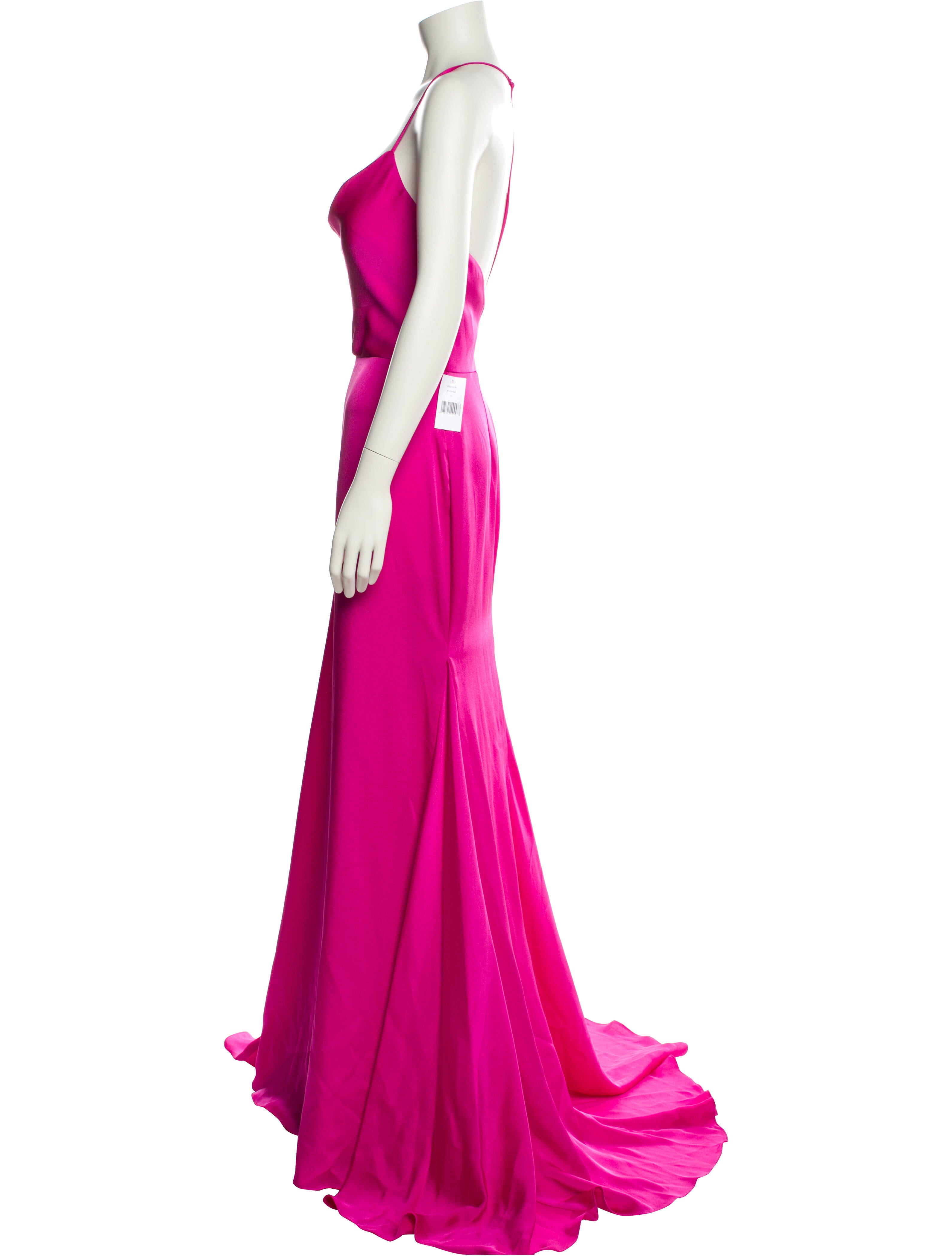 Vera Wang Cowl Neck Long Dress