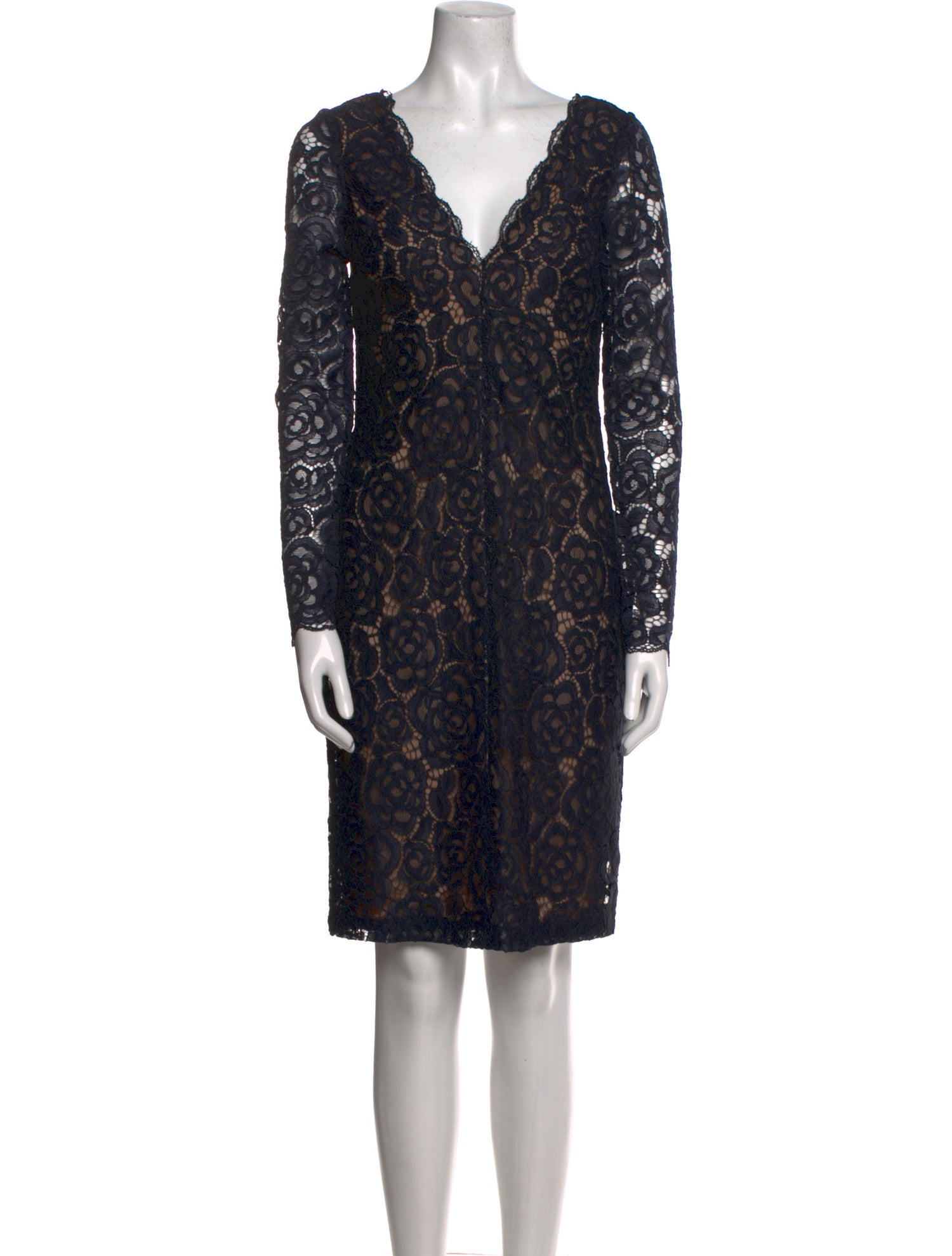 Vera Wang Nylon Knee-Length Dress