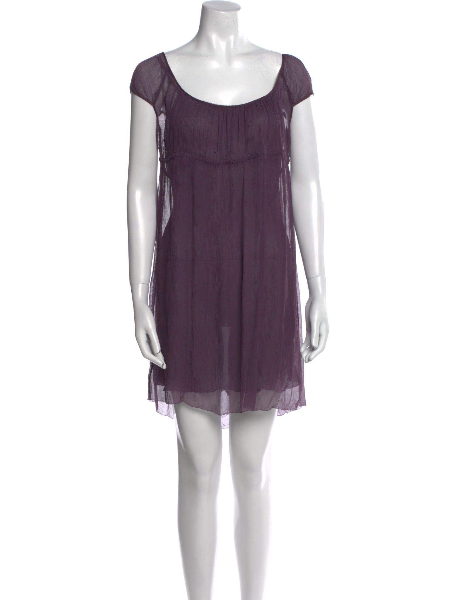 Vera Wang Silk Mini Dress