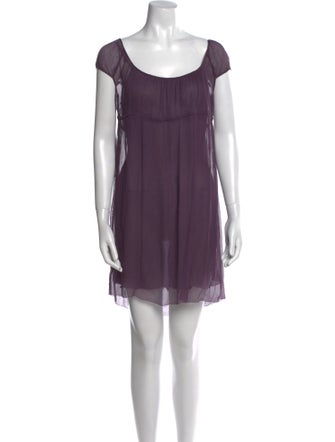Vera Wang Silk Mini Dress