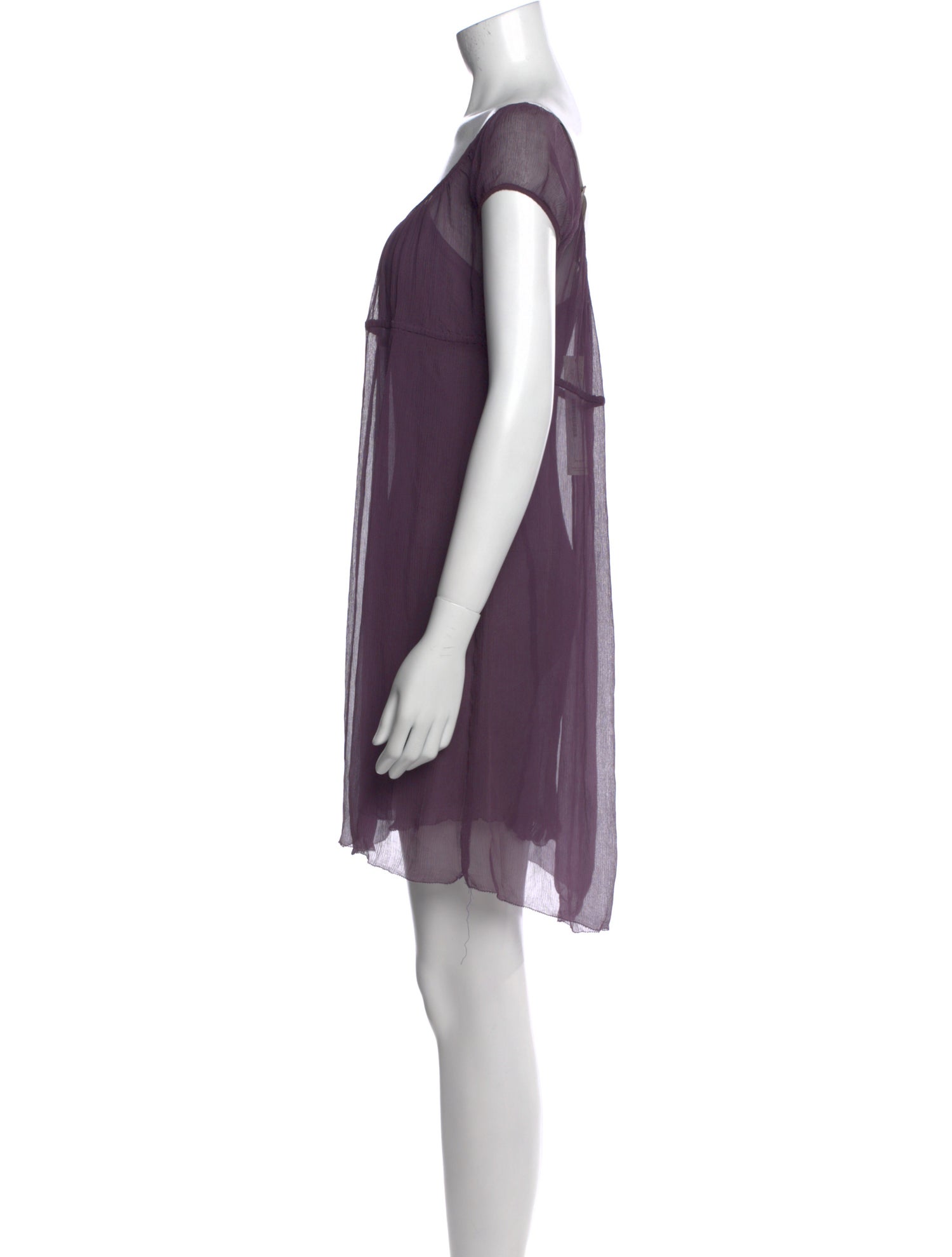 Vera Wang Silk Mini Dress