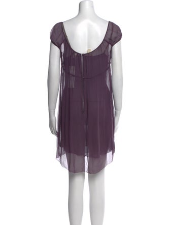 Vera Wang Silk Mini Dress