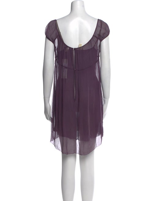 Vera Wang Silk Mini Dress