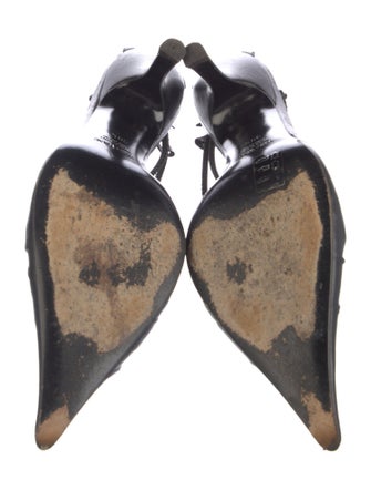 Vera Wang Leather Slingback Sandals