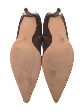 Vera Wang Suede Leather Trim Embellishment Sock Boots