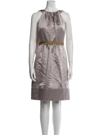 Vera Wang Printed Mini Dress