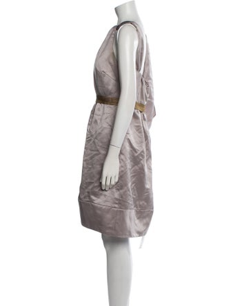 Vera Wang Printed Mini Dress