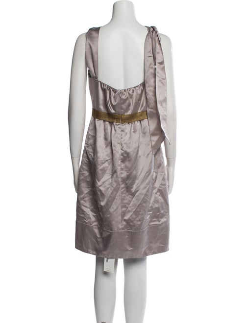 Vera Wang Printed Mini Dress