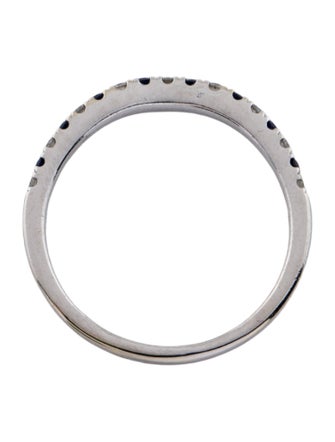 Vera Wang 14K Sapphire & Diamond Wish Contour Band