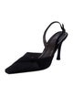 Vera Wang Satin Slingback Pumps