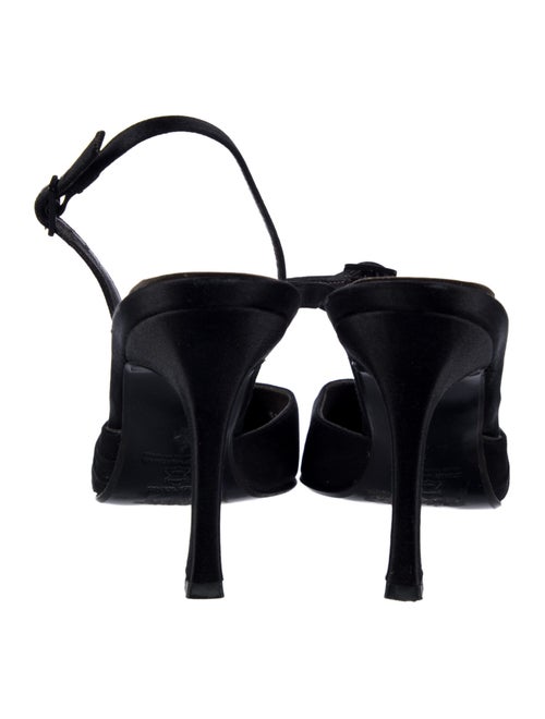 Vera Wang Satin Slingback Pumps