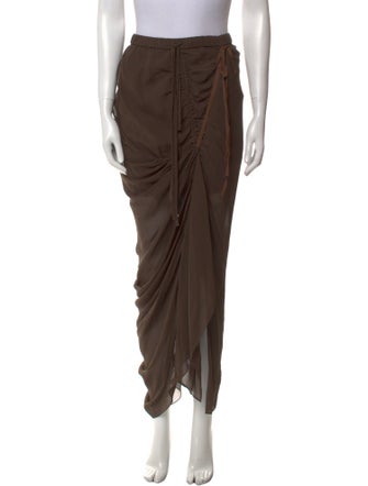 Vera Wang Silk Long Skirt