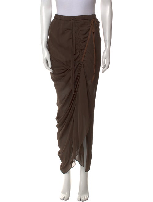 Vera Wang Silk Long Skirt