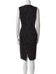 Vera Wang Crew Neck Knee-Length Dress