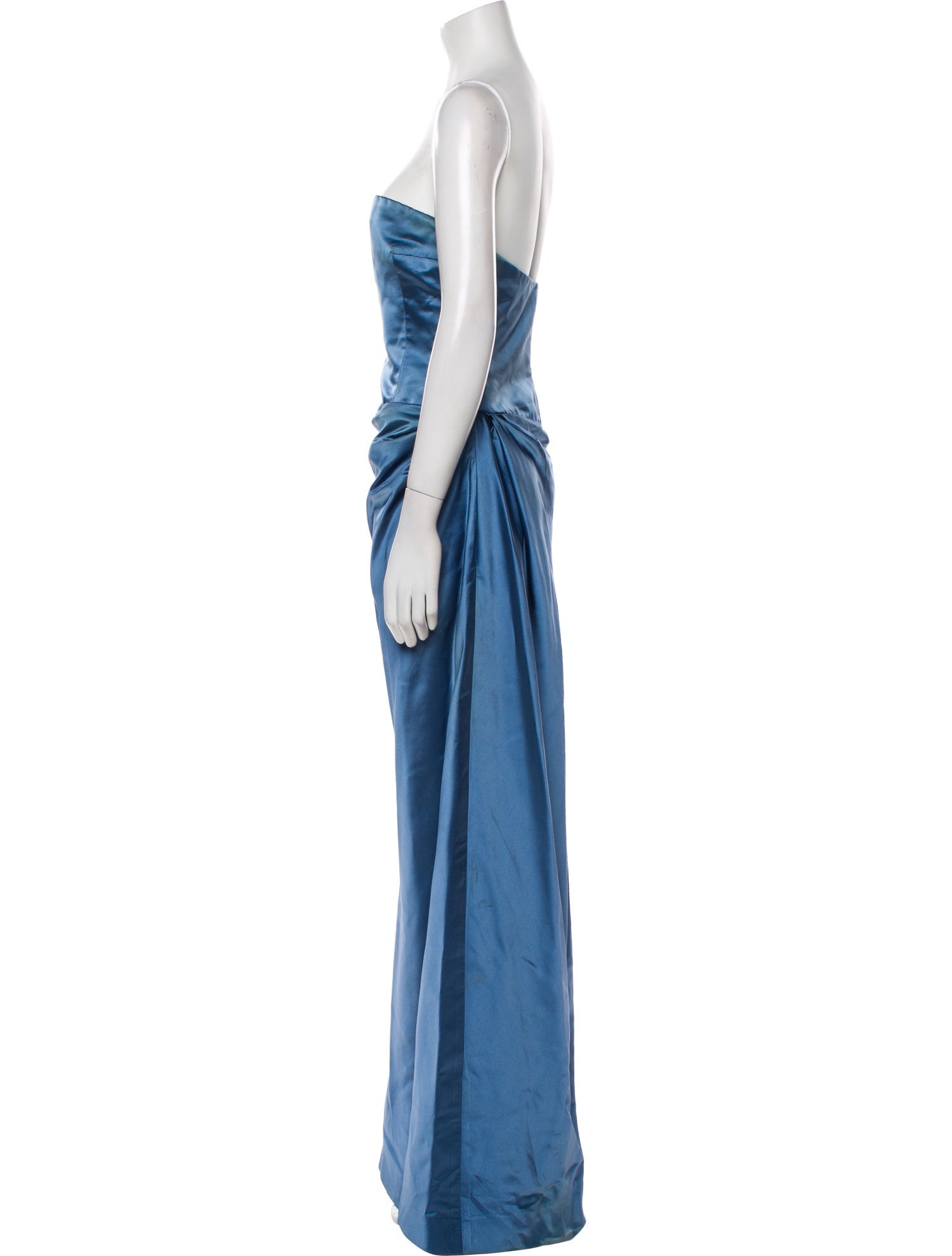 Vera Wang Strapless Long Dress