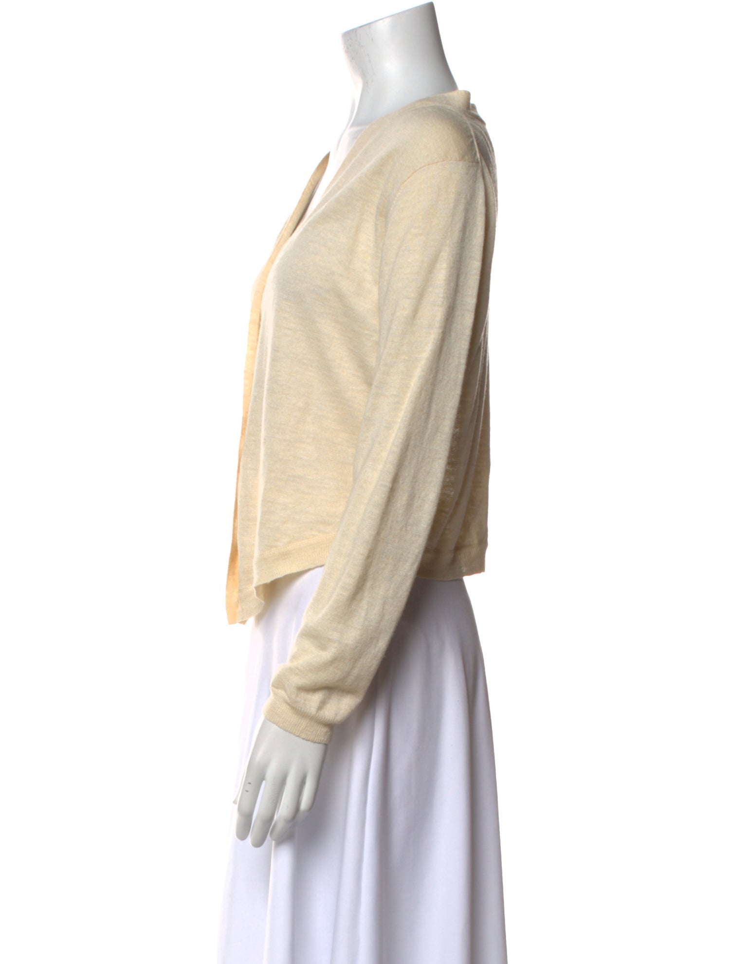 Vera Wang Silk V-Neck Sweater