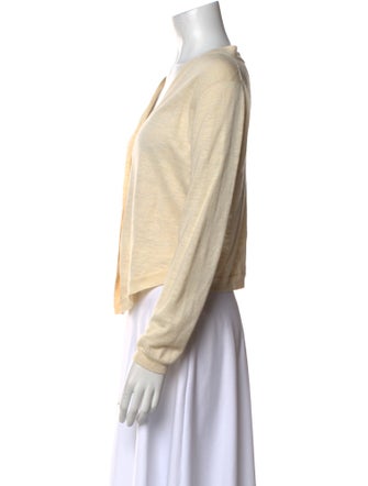 Vera Wang Silk V-Neck Sweater