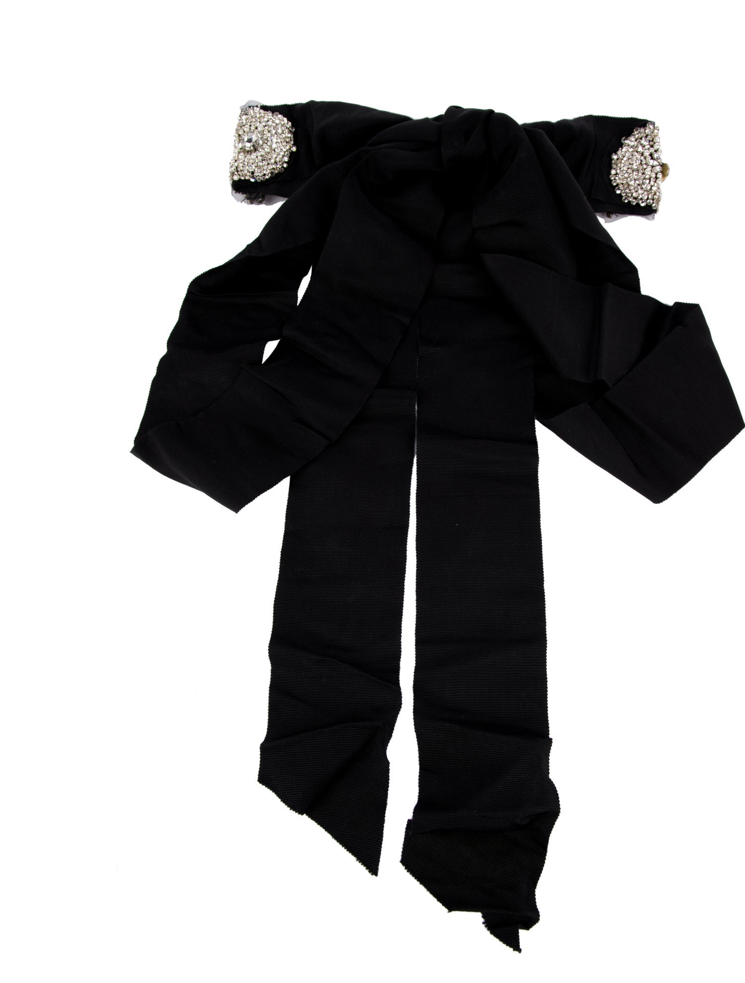 Vera Wang Wide Crystal Embellishments Waist Belt