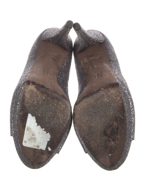 Vera Wang Glitter Glitter Accents Slingback Sandals